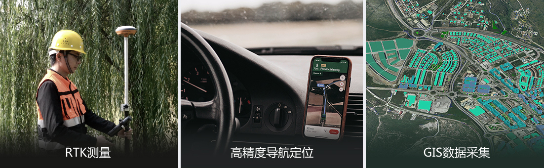 適用于RTK測量、高精度導(dǎo)航定位、GIS數(shù)據(jù)采集